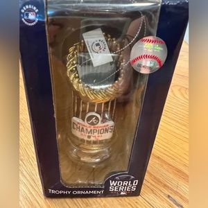 MLB World Series trophy ornament